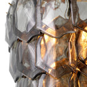 Layered Glass Chandelier Elias