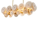 Champagne Disk Chandelier Hyde