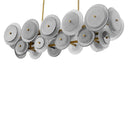 Champagne Disk Chandelier Hyde