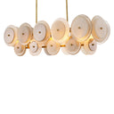 Champagne Disk Chandelier Hyde