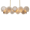 Champagne Disk Chandelier Hyde