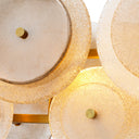 Champagne Disk Chandelier Hyde