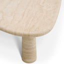 Travertine Triangular Side Table Larino