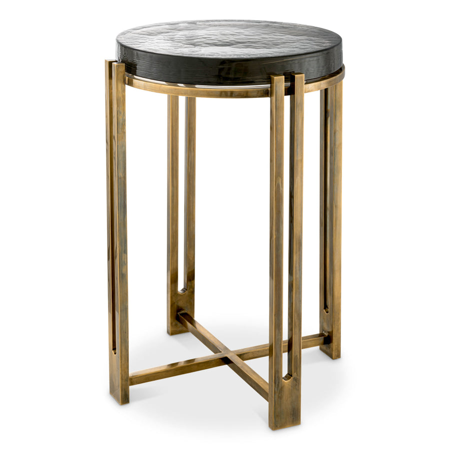 Vintage Glass Side Table Claremont