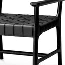Woven Leather Lounge Chair Tiberio