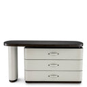 Gray Leather Rotating Desk Numana