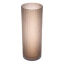 Brown Frosted Glass Vase Haight
