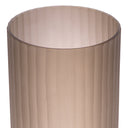 Brown Frosted Glass Vase Haight