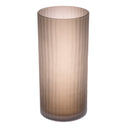 Brown Frosted Glass Vase Haight
