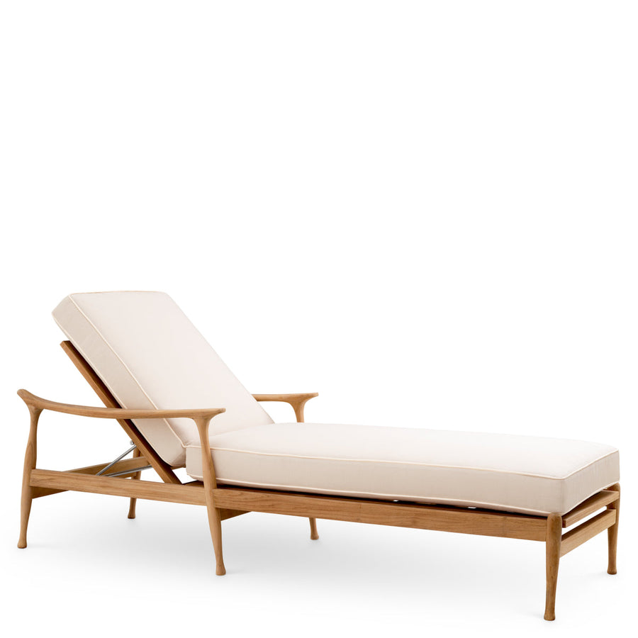 Natural Teak Outdoor Daybed Manzo