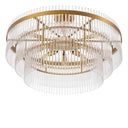 Glass Tiered Ceiling Lamp East