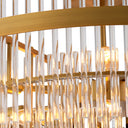 Glass Tiered Ceiling Lamp East