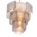 Tiered Glass Modern Chandelier Asinara