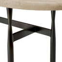 Oval Travertine Console Table Palermo