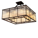 Glass Rods Ceiling Lamp Bernardi