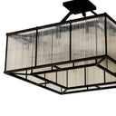 Glass Rods Ceiling Lamp Bernardi