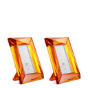 Orange Crystal Picture Frame (2) Obliquity