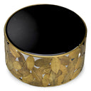 Black Glass Coffee Table Botanico