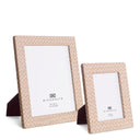 Tan Leather Picture Frames (2) Sintra
