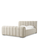 Beige Upholstered Bed Frame Kayden