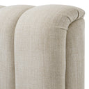 Beige Upholstered Bed Frame Kayden