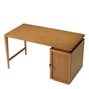 Rattan Door Wooden Desk Borchard