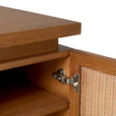 Rattan Door Wooden Desk Borchard