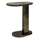 Goat Leather Side Table Manuel