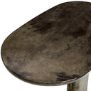 Goat Leather Side Table Manuel