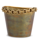 Vintage Brass Wine Cooler Clementine