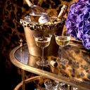 Vintage Brass Wine Cooler Clementine