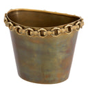 Vintage Brass Wine Cooler Clementine