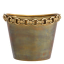 Vintage Brass Wine Cooler Clementine