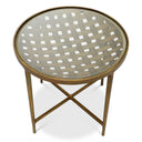 Woven Design Side Table Sorrento