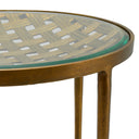 Woven Design Side Table Sorrento
