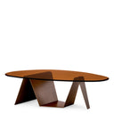 Oval Glass Coffee Table Lavello