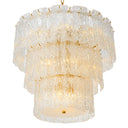 Glass Layered Chandelier Almeria