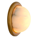 Round Alabaster Wall Lamp Vigo