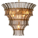 Glass Tiered Chandelier Toscano