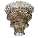 Glass Tiered Chandelier Toscano