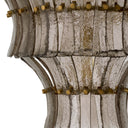 Glass Tiered Chandelier Toscano