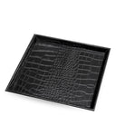 Croco Leather Trays (2) Scaleo