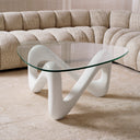 Off-White Sculptural Coffee Table Aventura