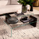 Clear Glass Coffee Table Stonecrest