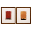 Gold-Framed Abstract Arts (2) Garnier