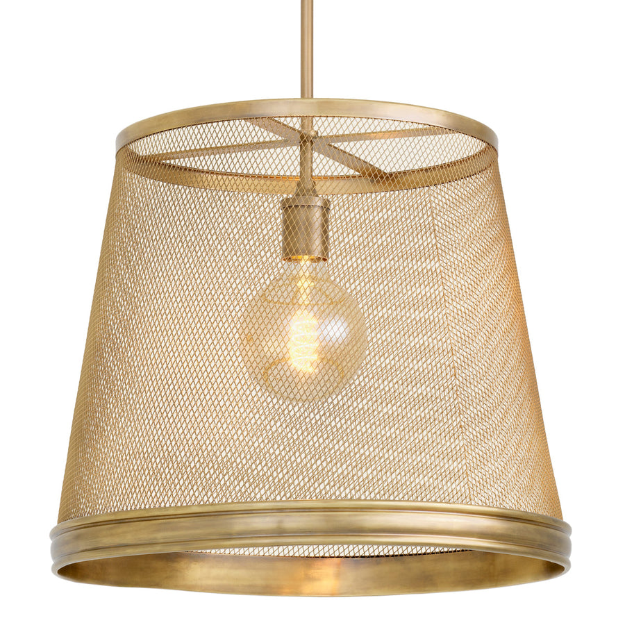 Brass Mesh Pendant Colindale