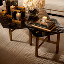 Black Glass Coffee Table Cortes