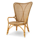 High-Back Rattan Lounge Chair Colony