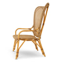 High-Back Rattan Lounge Chair Colony