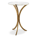 White Marble Side Table Emmeline